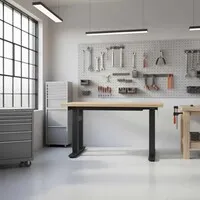 Ergopro Heavy-Duty elektrisch zit-sta bureau - Zwart