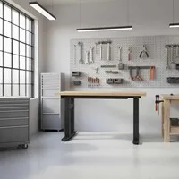 Ergopro Heavy-Duty elektrisch zit-sta bureau frame- Zwart