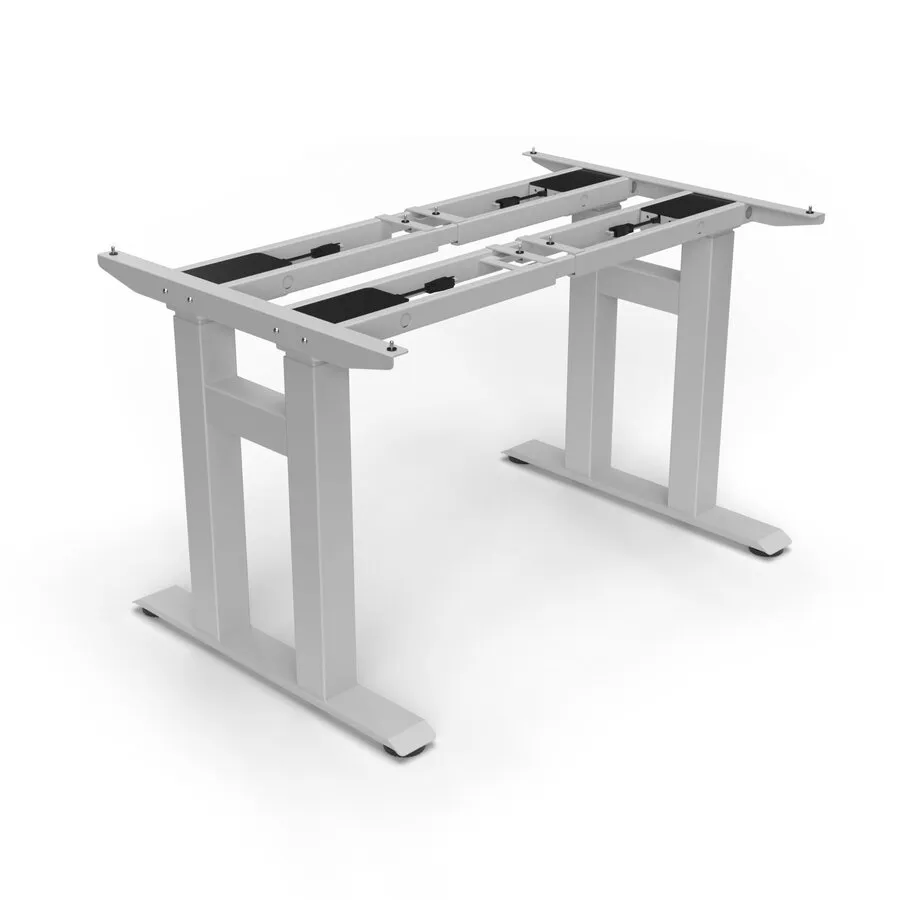 Ergopro Heavy-Duty elektrisch zit-sta bureau frame - Zilver
