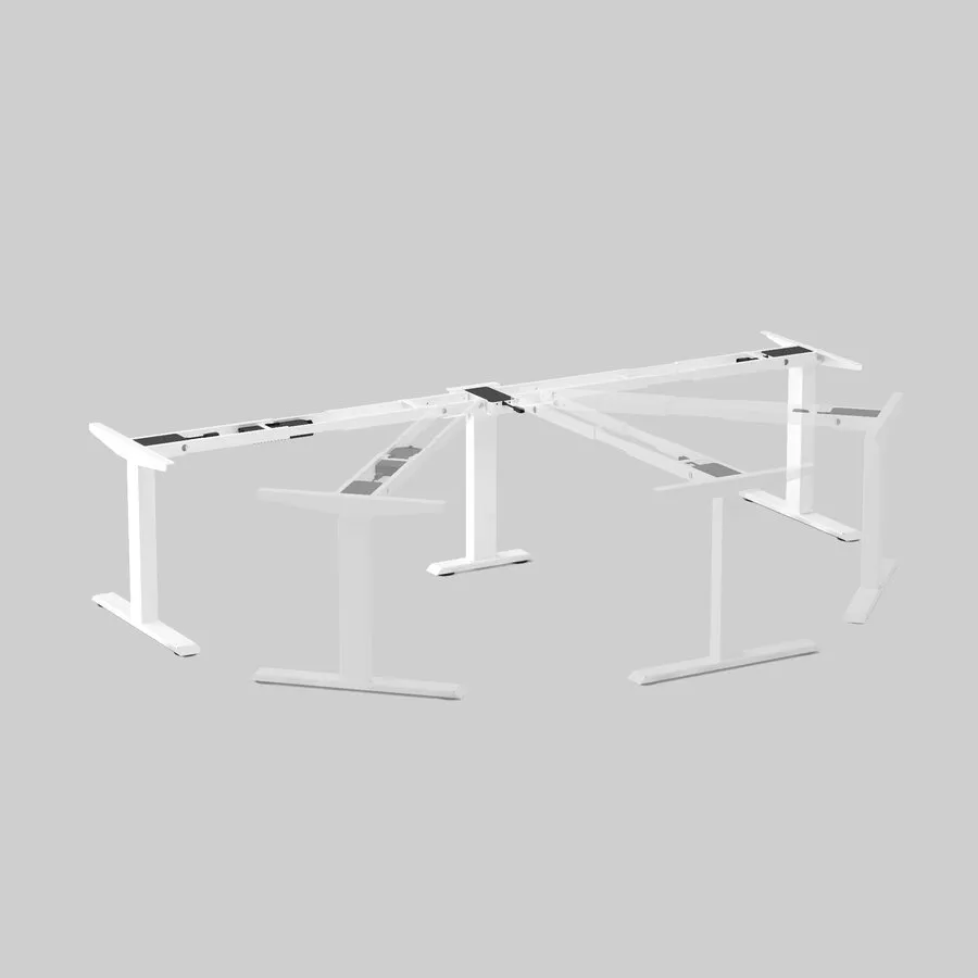 Ergopro MultiCorner hoekbureau frame - Wit
