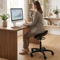 Score Activo saddle stool with extra seating comfort