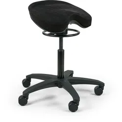 Score Activo saddle stool with extra seating comfort