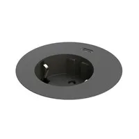 Powerdot Compact Power with USB-C Charger Ø60 mm black