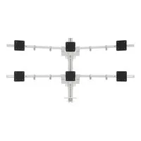 Dataflex Viewgo modular monitorarm voor 6 beeldschermen wit