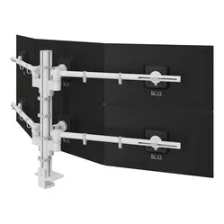 Dataflex Viewgo modular monitorarm voor 6 beeldschermen wit