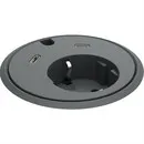 Powerdot Powerdot 17  met 2x USB-C Charger Ø79 mm zwart