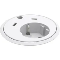 Powerdot 17 met 2x USB-C Charger Ø79 mm wit