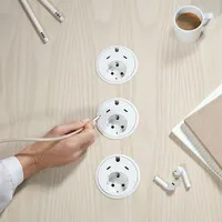 Powerdot 17 met 2x USB-C Charger Ø79 mm wit