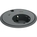 Powerdot 17 with 2x USB-C Charger Ø79 mm black Powerdot 17 with 2x USB-C Charger Ø79 mm black