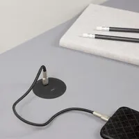 Powerdot Mini met 2x USB-C charger Ø51 mm zwart