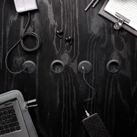 Powerdot Mini met 2x USB-C charger Ø51 mm zwart