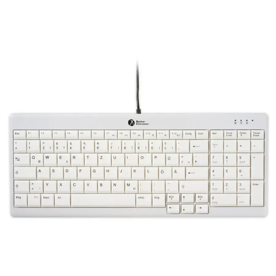 BakkerElkhuizen Ultraboard 960 V2 compact toetsenbord bedraad - QWERTZ - Duitse lay-out