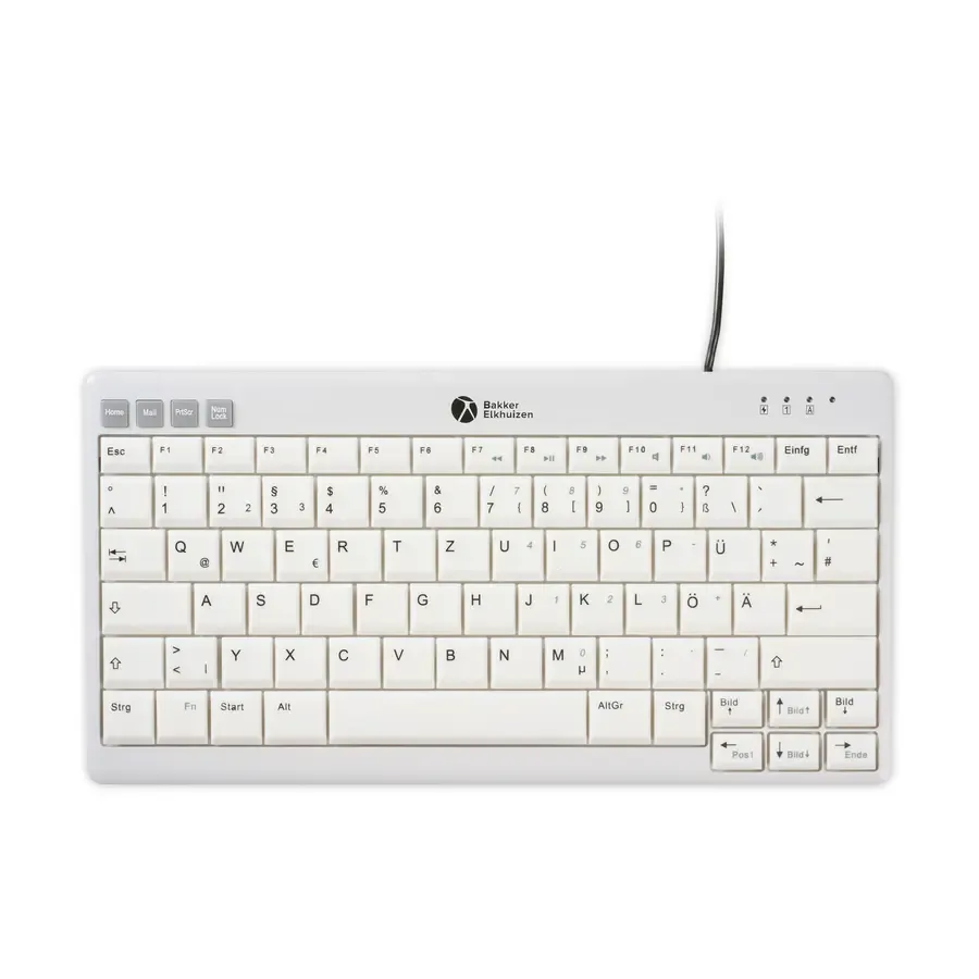 BakkerElkhuizen Ultraboard 950 V2 compact toetsenbord bedraad - QWERTZ - Duitse lay-out