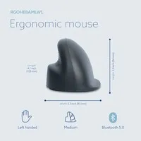 R-Go  HE Mouse Basic Bluetooth linkshandig
