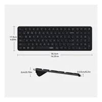 Rapoo E9310M Multi-mode draadloos toetsenbord zwart