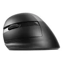 Delux Mini Iron Gray draadloze linkshandige ergonomische muis