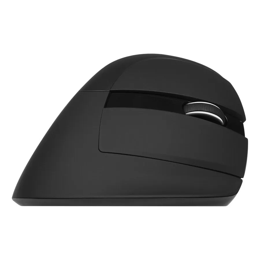 Delux Mini Iron Grey wireless right-handed ergonomic mouse