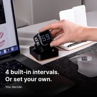 DeltaHub FlowTimer Pomodoro timer – black