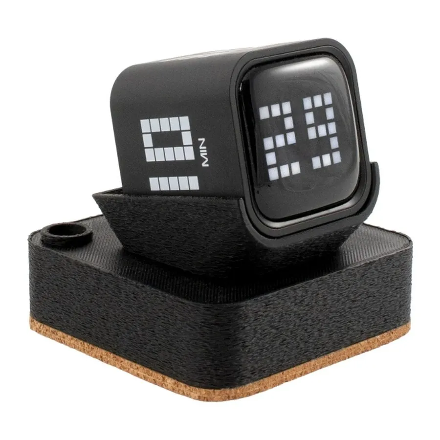 DeltaHub FlowTimer Pomodoro timer – black