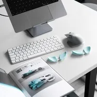 DeltaHub Carpio Replaceable Wrist Rest Pads - Grey