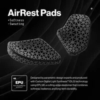 DeltaHub Carpio AirRest Replacement Wrist Rest Pads - Black