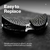 DeltaHub Carpio AirRest Replacement Wrist Rest Pads - Black