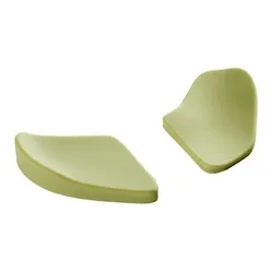 DeltaHub Carpio Replaceable Wrist Rest Pads - Olive Green