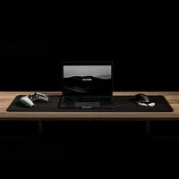 DeltaHub Minimalistic vilten bureau onderlegger - donkergrijs