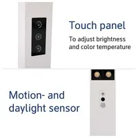 Maul MAULsirius LED vloerlamp colour vario sensor dimbaar wit