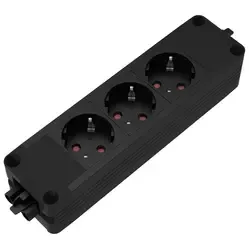 Fellowes Power Block 2.0 - 3x 230V stekkerblok zwart