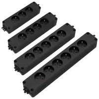 Fellowes Power Block 2.0 - 5x 230V stekkerblok zwart