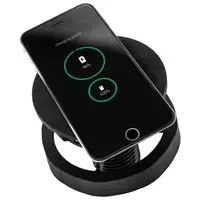 Fellowes AC Qi Power-Spot draadloze inbouw oplader 15W met USB-A en USB-C Ø60 mm zwart
