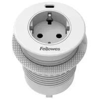 Fellowes Power-Spot® USB-C white - 1x 230V & USB-C charger 30W