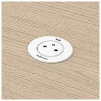 Fellowes Power-Spot® USB-C earth pin white - 1x 230V (Type E) & USB-C charger 30W