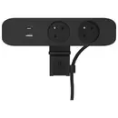 Fellowes Desk Up 3.0 - 2x pin earth + USB-A & USB-C charger black