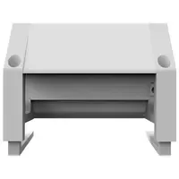 Fellowes Desk Up 2.0 - 1x pin earth + USB-A & USB-C charger white