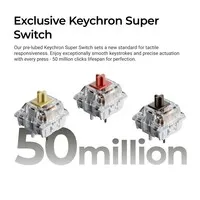 Keychron C2 Pro 8K bedraad mechanisch toetsenbord voor Windows & Mac
