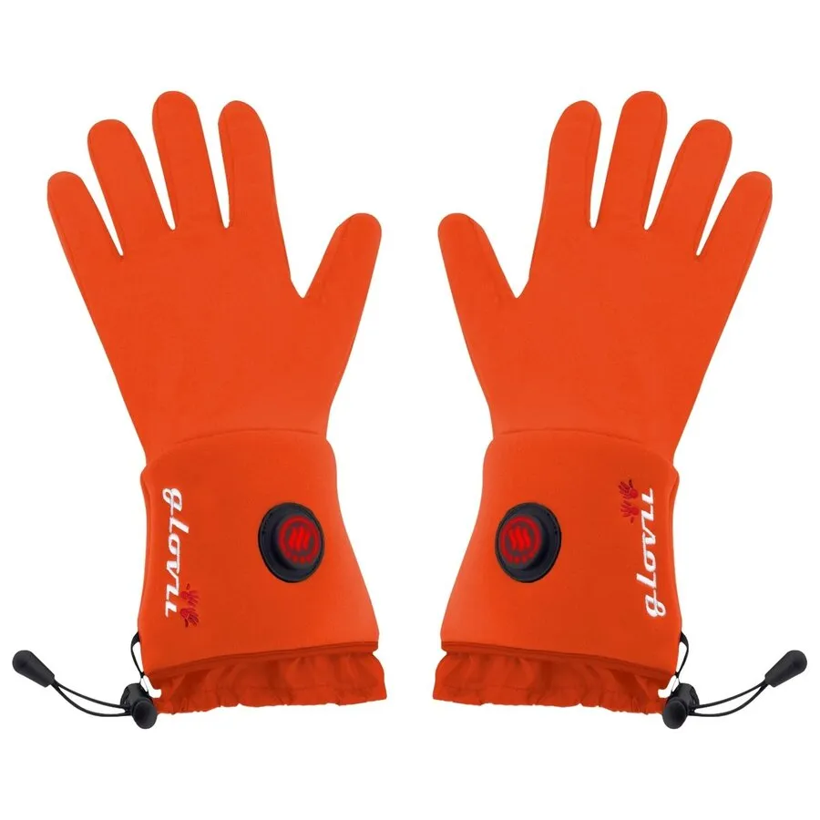 Glovii Verwarmde handschoenen universeel - oranje