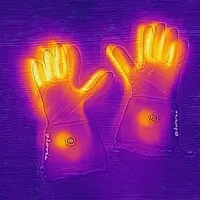 Glovii Verwarmde handschoenen universeel - oranje