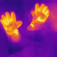 Glovii Verwarmde skihandschoenen - grijs