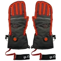 Glovii Verwarmde handschoenen 2-in-1 met wantkap - zwart