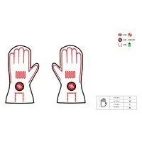 Glovii Verwarmde handschoenen 2-in-1 met wantkap - zwart
