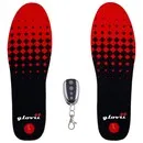 Glovii Verwarmde inlegzolen met afstandsbediening - zwart/rood