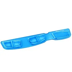 Fellowes Health-V Crystal keyboard wrist rest blue