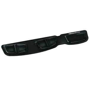 Fellowes Health-V Crystal keyboard wrist rest black