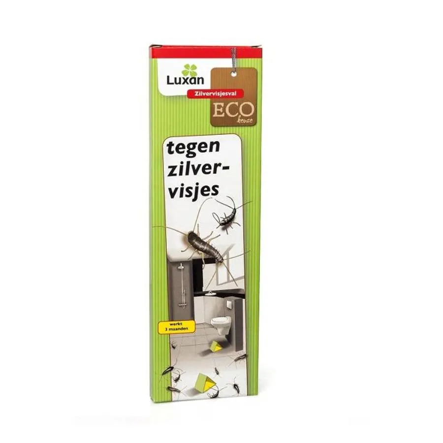 Zilvervisjesval 3 stuks | Gifvrije lijmval voor zilvervisjes, papiervisjes en ovenvisjes
