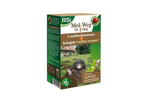 BSI Mol-Weg in 1 Dag mollenklemmen
