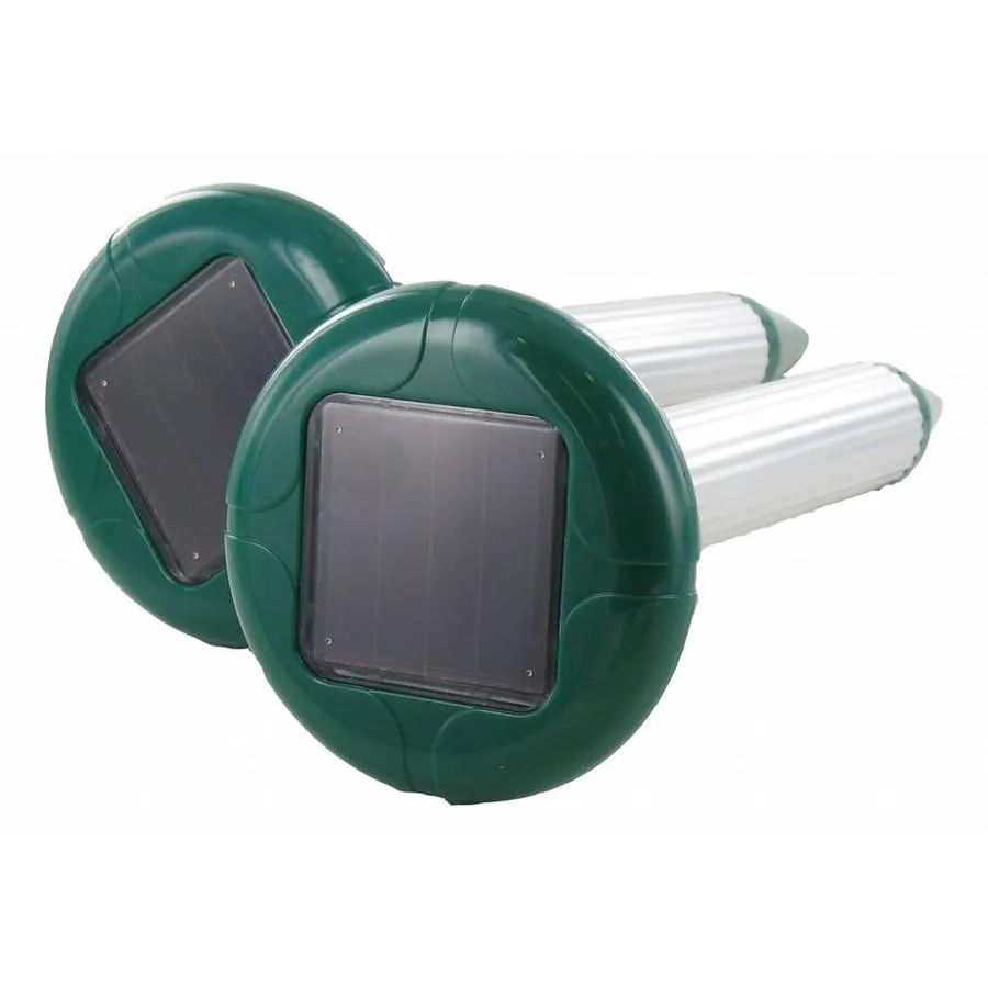 Solar mollenverjager 2 stuks | tot 400 m² | zonne-energie