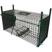 Rattenvangkooi met 2 ingangen en transporthendel 50 x 20 x 20 cm