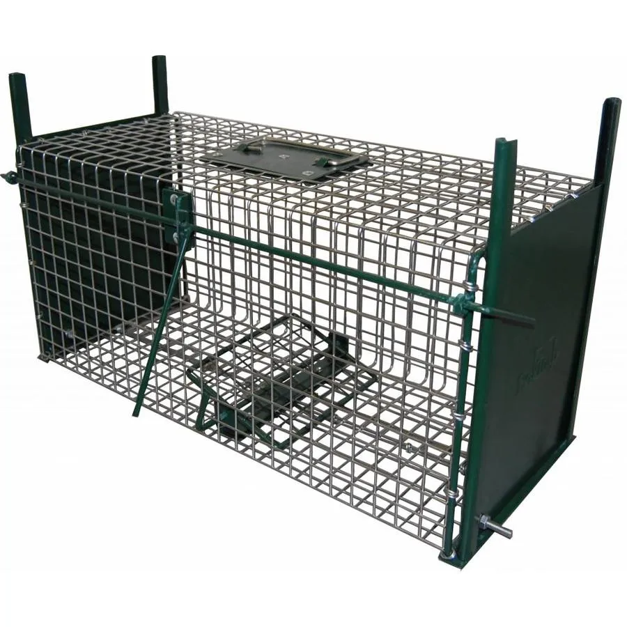 Rattenvangkooi met 2 ingangen en transporthendel 50 x 20 x 20 cm